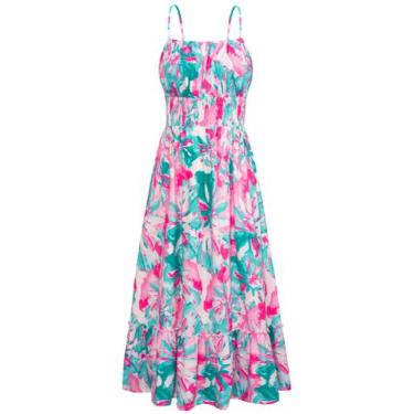 Imagem de Vestido longo GRACE KARIN Boho, sem mangas, com babados