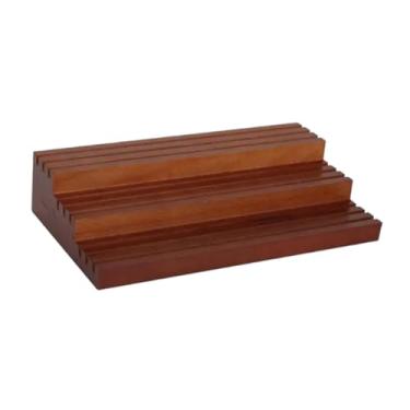 Imagem de Generic Suporte para moedas, caixa de exposição, medalha multifuncional de madeira, porta-moedas para mesa, escritório, colecionadores, casa