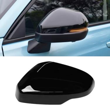 Imagem de Compatível com Honda HRV/CRV 2023 2024 2025 Tampa do espelho do lado esquerdo do motorista, substituição preta da tampa do espelho retrovisor da porta lateral com luz de seta para HRV/CRV 76251-3W0