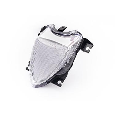 Imagem de TOPZONE Compatível com Suzuki BOULEVARD M109R BOSS - VZR1800 (2006-2020); Luz traseira de freio de luz traseira de LED transparente + seta integrada (35710-48G50) (estilo 2)