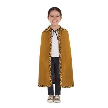 Imagem de Capa de Rainha Infantil Fantasia Princesa Encantada Traje Manto Menina