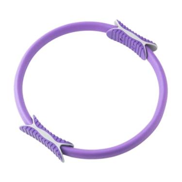 Imagem de Colaxi Anel de Pilates Circle, suprimentos de treino, academia doméstica antiderrapante, exercitador interno de coxa, anel de fitness para músculos, Roxo