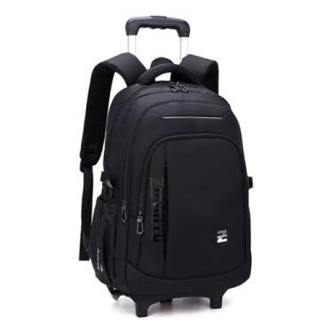 Imagem de Mochila Rodinhas Notebook 17 Impermeável Reforçado Trabalho - Alwy