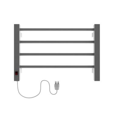 Imagem de Toalheiro Termico Casuli Circolare Uno Cinza 220V Esquerdo