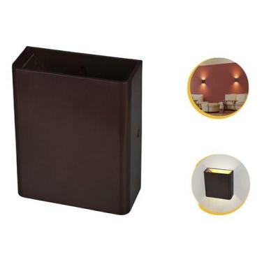 Imagem de Kit 4 Arandela Externa Interna Led 3w Quente Parede Muro - Opus, 127/2