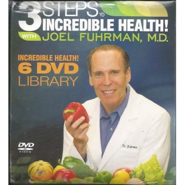 Imagem de 3 Steps to Incredible Health with Joel Fuhrman 6 DVD Library