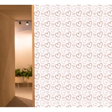 Imagem de Papel De Parede Adesivo Decorativo Quarto Sala Corações 3M - Artetik D