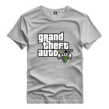 Imagem de Camisa Masculina Premium Estampada Gta V Algodão Estilosa - Versitz, C