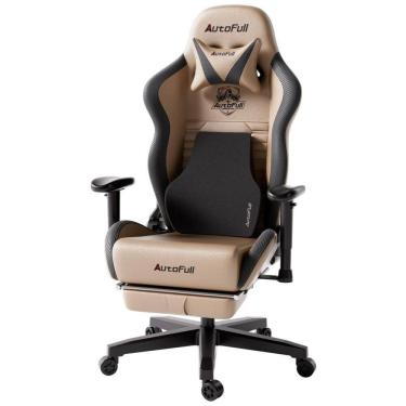 Imagem de Cadeira de Escritório Gamer Reclinável e Ergonômica com Apoio de Braço Ajustável, AUTOFULL AF083ZPJA, CB, Marrom