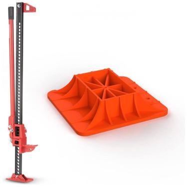 Imagem de Macaco de Alta Elevação Offroad até 3 Ton com Jack Base Mate, Placa de Suporte para Pneu de Alta Elevação Offroad 4x4 Kit de Recuperação de