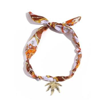 Imagem de Colar de cachecol com pingente para mulheres, cachecol de leopardo, vintage, laço, coração, cruz, leopardo, colares, boho em camadas, pérola, moeda, colares, joias de verão, presente, Large, Metal