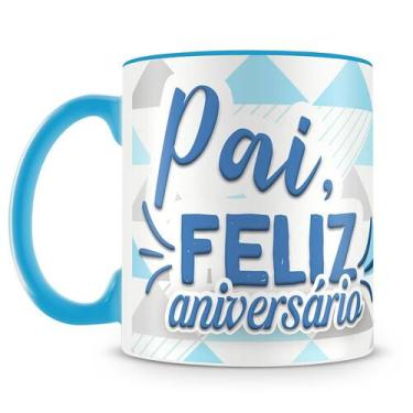 Imagem de Caneca Personalizada Pai Feliz Aniversário com Foto - Presente Especia