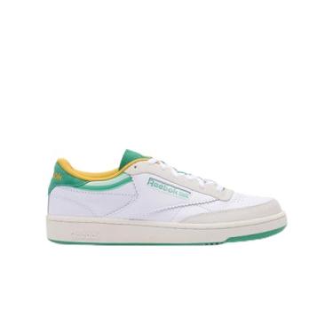 Imagem de Reebok Unisexo Club C 85 Ténis, White Upgradegreen Chalk, 36 EU