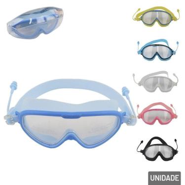 Imagem de óculos de Natação Visor Largo e Protetor Auricular - Tudo em Caixa