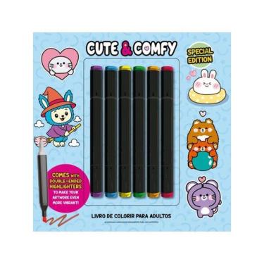Imagem de Cute & Comfy Coloring Book For Adults - Special Edition - Livro De Colorir Adulto