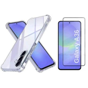 Imagem de Capa Capinha Anti Impacto e Película 9D Para Samsung Galaxy A16 A26 A3