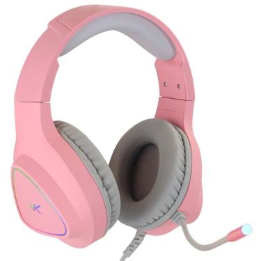 Imagem de Fone De Ouvido Headset Gamer Chroma Usb 7.1 Rgb Rosa - Gh804