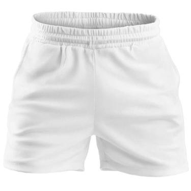 Imagem de Bermuda Esportiva Masculina Short Praia Academia Com Bolso Elastano - 