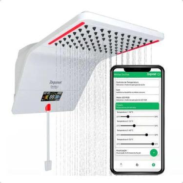 Imagem de Ducha chuveiro eletrônico Zagonel Ducali Premium Branco 220V 7500W (DD