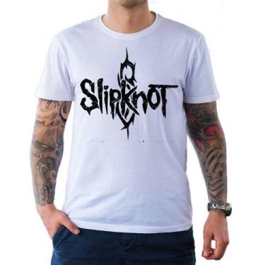 Imagem de Camiseta Slipknot Camisa Banda Rock Camisa 100% Algodão - King of Geek