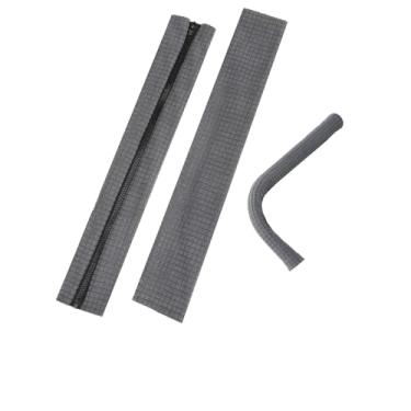 Imagem de Capas de apoio de braço para cadeira de escritório, capa para cadeira com zíper, cobertura removível para descanso de braço, capas elásticas para apoio de braço, protetor de apoio de mão para assento