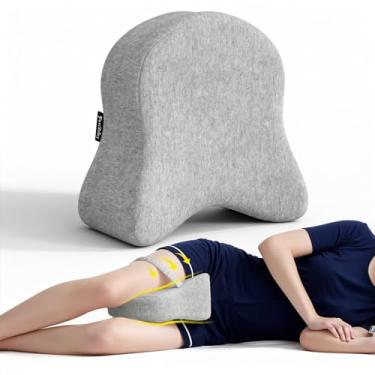 Imagem de Forcanby Almofada de espuma viscoelástica para pessoas que dormem de lado – Relaxe da ciática, costas, quadril, joelhos e articulações – capa removível e lavável – perfeita para gravidez e amamentação