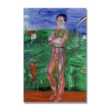 Imagem de NHLDZYH Impressionismo Poster (O Arlequim) por Raoul Dufy, Impressões de Arte Pôsteres Pintores Famosos, Impressões em Tela Famosas, Arte de Parede Sala de Estar Moderna. 80 x 120 cm Apenas Tela