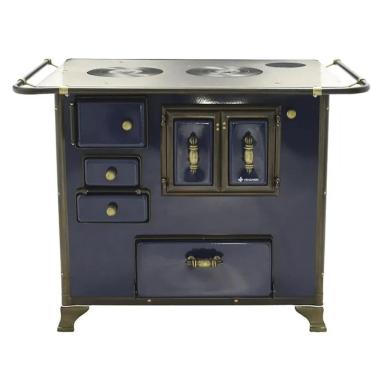 Imagem de Fogão a Lenha Barroco Gabinete Venâncio 03 Azul FL3GBRCX