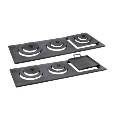 Imagem de Chapa Redução Fogão A Lenha Libaneza Com Bifeteira 3 Furos