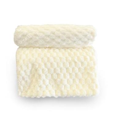 Imagem de Kit 2 Toalhas de Banho Luxo Microfibra Grande e Macia 140x70cm – Secagem Rápida e Confortável (Bege)