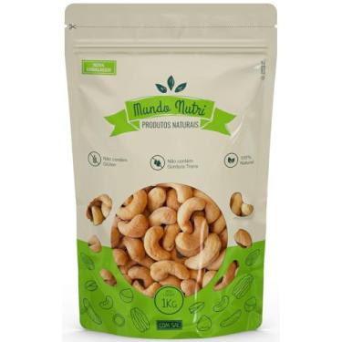 Imagem de 1kg Castanha De Caju Torrada W1 Inteira Premium - Com Sal