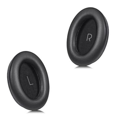 Imagem de Almofadas de reposição para fones de ouvido Joghaw, almofadas para JBL Tour One丨Tour One M2 Capa de almofada de reposição para ouvido, tecido premium, espuma de memória mais macia - preto