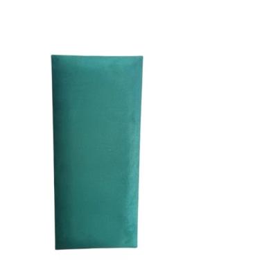 Imagem de Kit Cabeceira de Cama Casal Completo Estofada Modulada Cama Quarto (verde,Queen - 8 Placas)