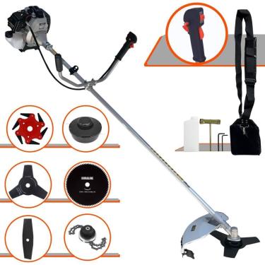 Imagem de Roçadeira Toyama Tbc43h 2t 1,7hp + Faca 2p 6p 80d E Trimmer