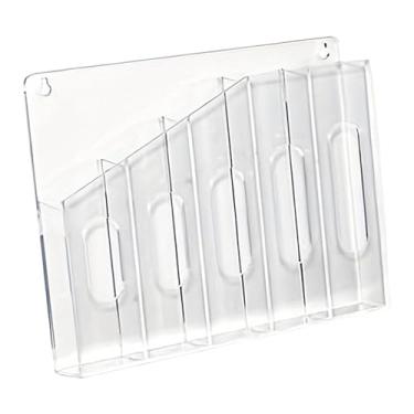 Imagem de DimyFew Organizador de Acrílico Reutilizável para Portas de Armários, Escorredor de Pratos para Armários, Claro