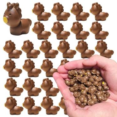 Imagem de EVDERS 50Pcs Mini Horse Figurines Resin Horse Foal Figures Miniature Animals Figurines Mini Resin Horses Miniature Ornaments Decoration for Fairy Garden Accessories Micro Landscape Terrarium