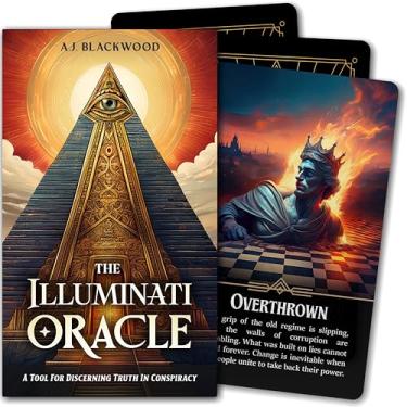 Imagem de Metaphoracle The Illuminati Oracle: A Tool for Discerning Truth in Conspiracy by A.J. Blackwood - 70 Card Divination Game to Decode Current Events, Expose Hidden Agendas & Manifest Higher Timelines