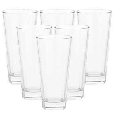 Imagem de Jogo de 6 Copos de Vidro 270ml Transparente La Vittra - Brinox, TRANSP
