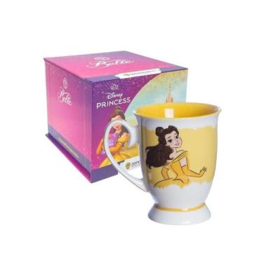 Imagem de Caneca Princesas Disney Cinderela Branca de Neve Bela Ariel Aurora Cer