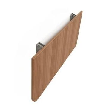 Imagem de Mesa Dobravel Retratil De Parede Suspensa Borda Redonda 90Cm 100Cm 120Cm Para Banheiro Quarto Sala Cozinha(60x30cm Amadeirado)