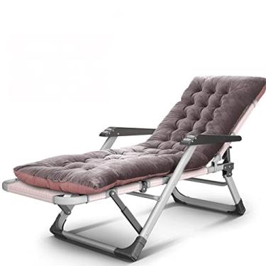 Imagem de Cadeira de escritório cadeira de jogos cadeira de computador cadeira dobrável portátil verão escritório casa poltronas de descanso portátil sofá preguiçoso cadeira ao ar livre (cor: rosa, tamanho