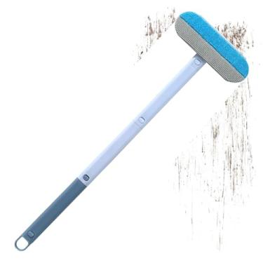 Imagem de Removedor de pelos de animais de estimação para móveis, escova de remoção de pelos de cães para sofá | Vassoura extensível para limpeza de fiapos de móveis de alça longa para sofás, roupas, tapetes