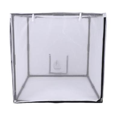 Imagem de Fafeicy Cabine de Pintura Em Spray Portátil Com Filtro e Cortina de Malha, Tenda de Pintura Removível Móvel para Garagem, Estúdio, Quintal, 75x75x75cm, Pano Oxford, Pvc