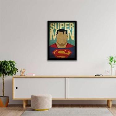 Imagem de Quadro Decorativo Super Man Vintage - Quadros On-Line