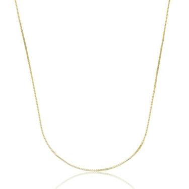 Imagem de Colar Veneziana Feminino 45cm Banhado a Ouro 18K – Delicado, Hipoalergênico – Presente Feminino Premium – Scarleti Jóias