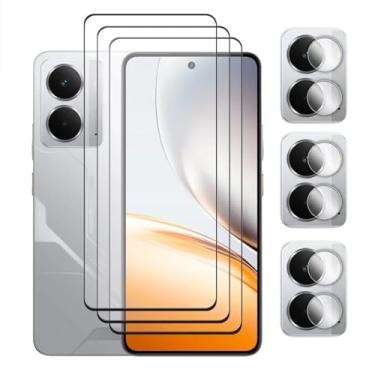 Imagem de Para Realme Neo7x Neo 7 SE Neo 7, filme protetor de tela com cola de tela 6in1 2.5D Full Cover Vidro Temperado