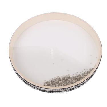 Imagem de Instrumento de percussão de bateria sonora oceânica com contas onduladas de madeira 30,5 cm para educação musical
