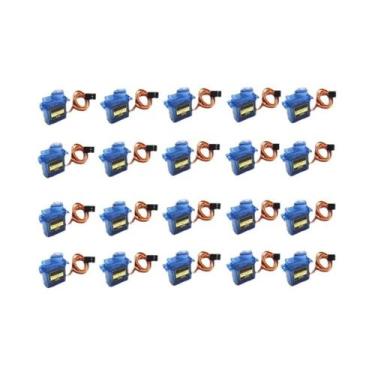 Imagem de Kit De Motor Servo SG90 2/5/10/20pcs 9g 180 360 Graus Montagem Para Ca