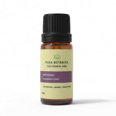 Imagem de Óleo Essencial de Patchouli 10ml – 100% Puro Pura Botânica para Aromaterapia, Aroma Amadeirado Intenso, Equilíbrio Emocional e Bem-Estar Natural