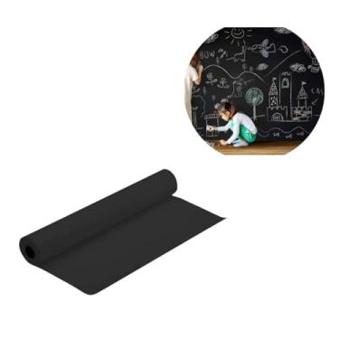 Imagem de Lousa Quadro Negro Adesivo Preto Fosco Escrever Giz 2mx45cm Preto